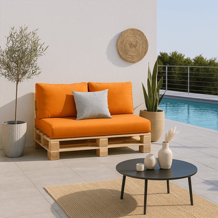 Kit coussin complet pour canapé 2 places